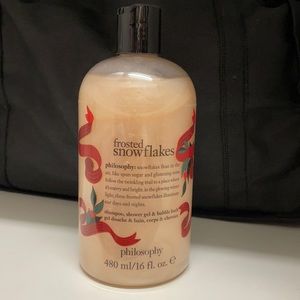 NEW Philosophy Frosted Snowflakes shampoo, shower gel & bubble bath 16 oz